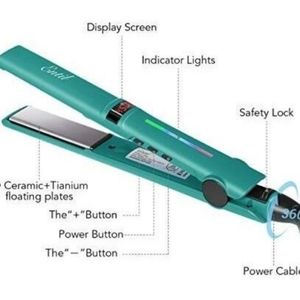Entil Ceramic & Titanium Plate Flat Iron